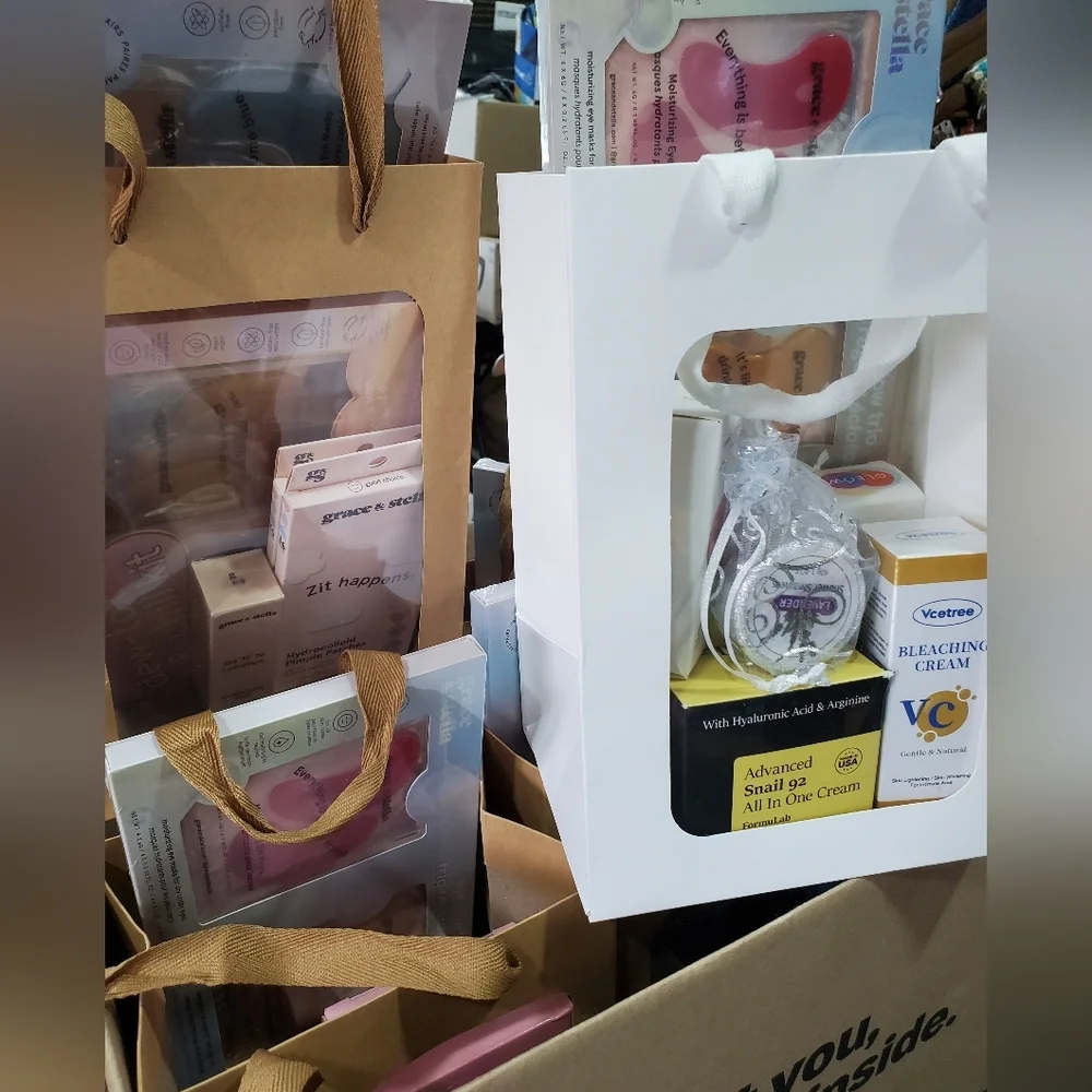 Assorted Beauty and Skincare Gift Bags